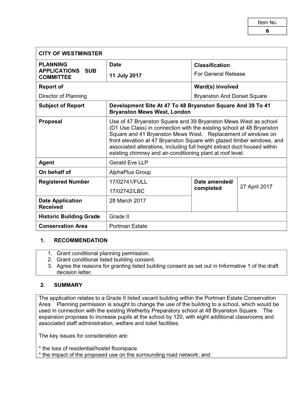 Initial Document Template