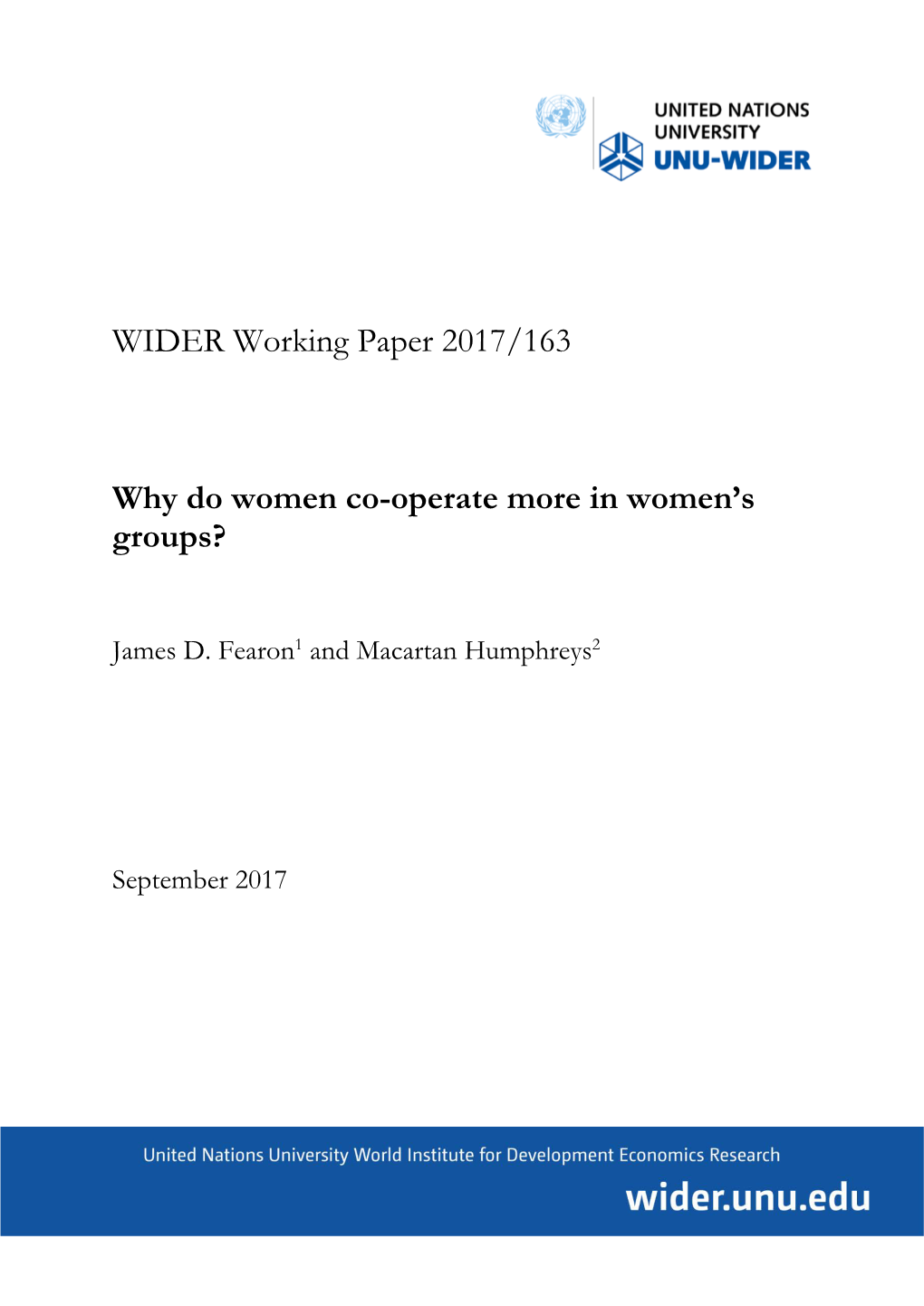 WIDER Working Paper 2017/163