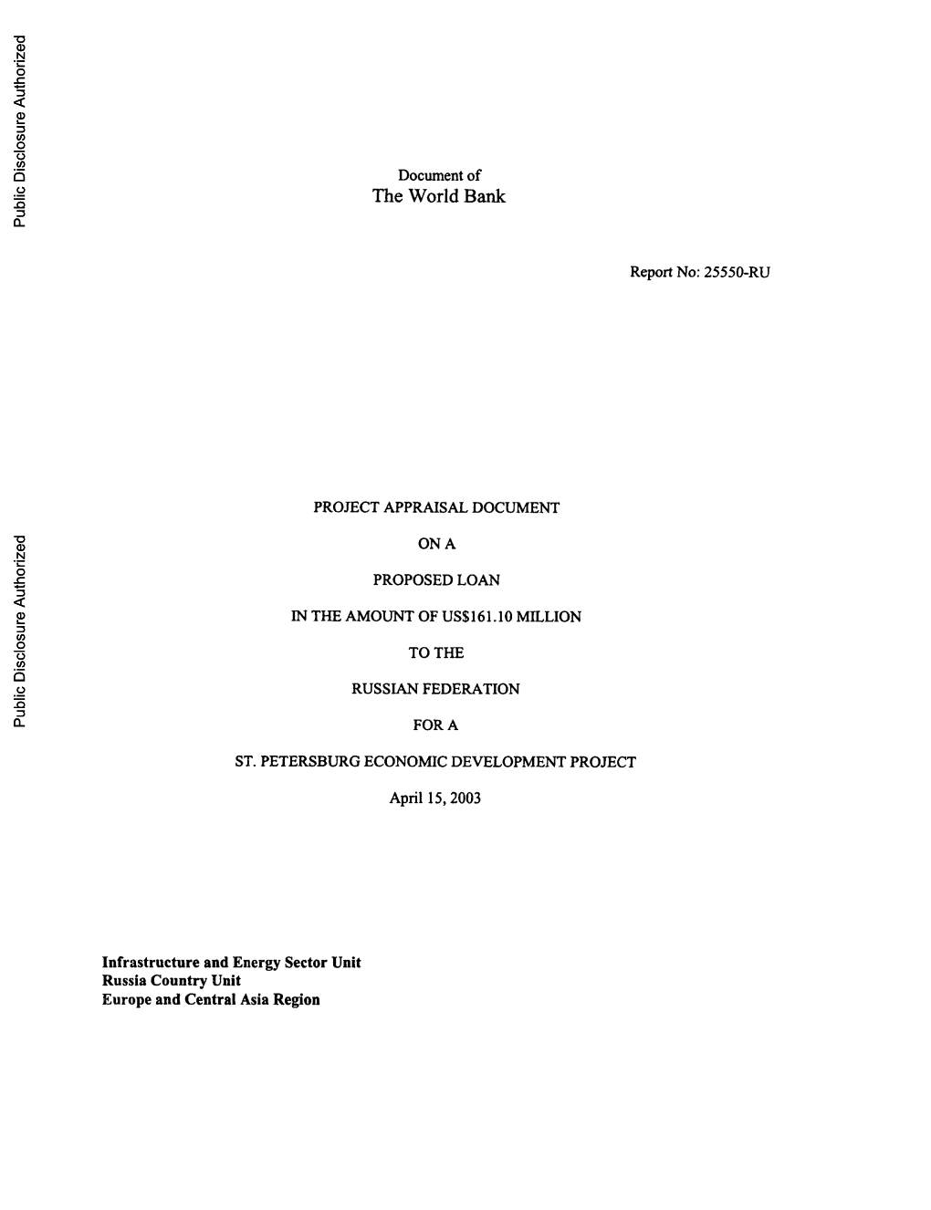 World Bank Document