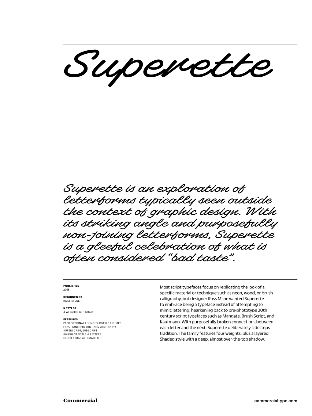 Superette Is an Exploration of Letterforms Typically Seen Outside the Context of Graphic Design