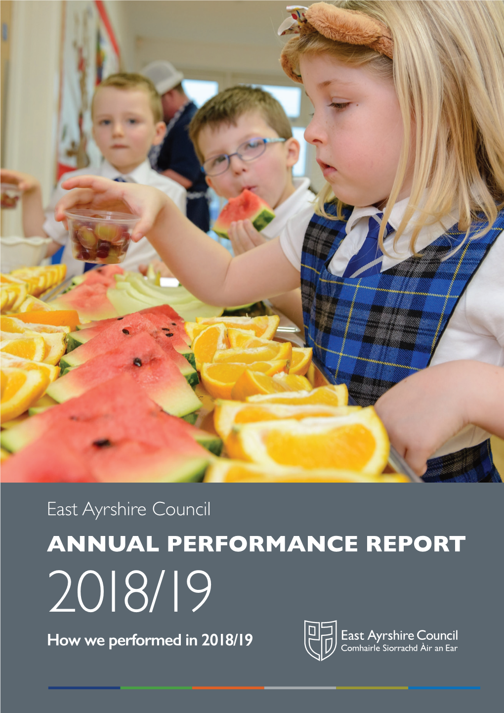 East Ayrshire Council ANNUAL PERFORMANCE REPORT 2018/19 How We Performed in 2018/19 Contents