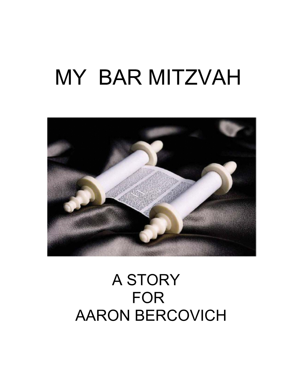 My Bar Mitzvah
