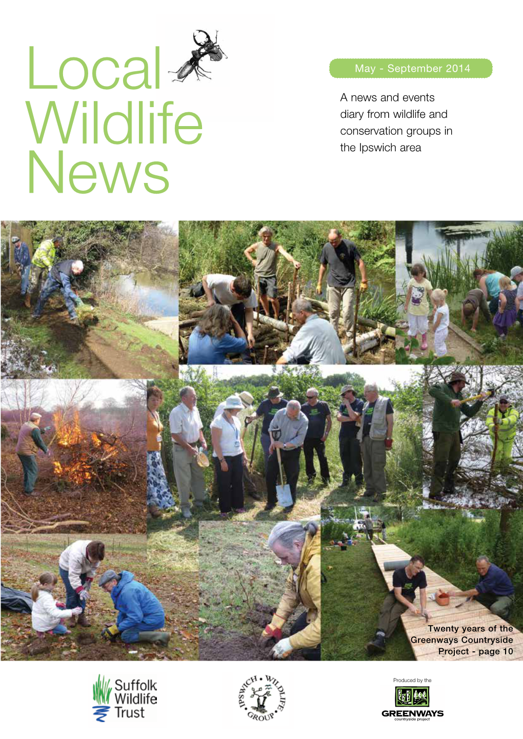 Local Wildlife News, Produced by the Greenways Project to Promote the Activities of Local Conservation and Community Groups