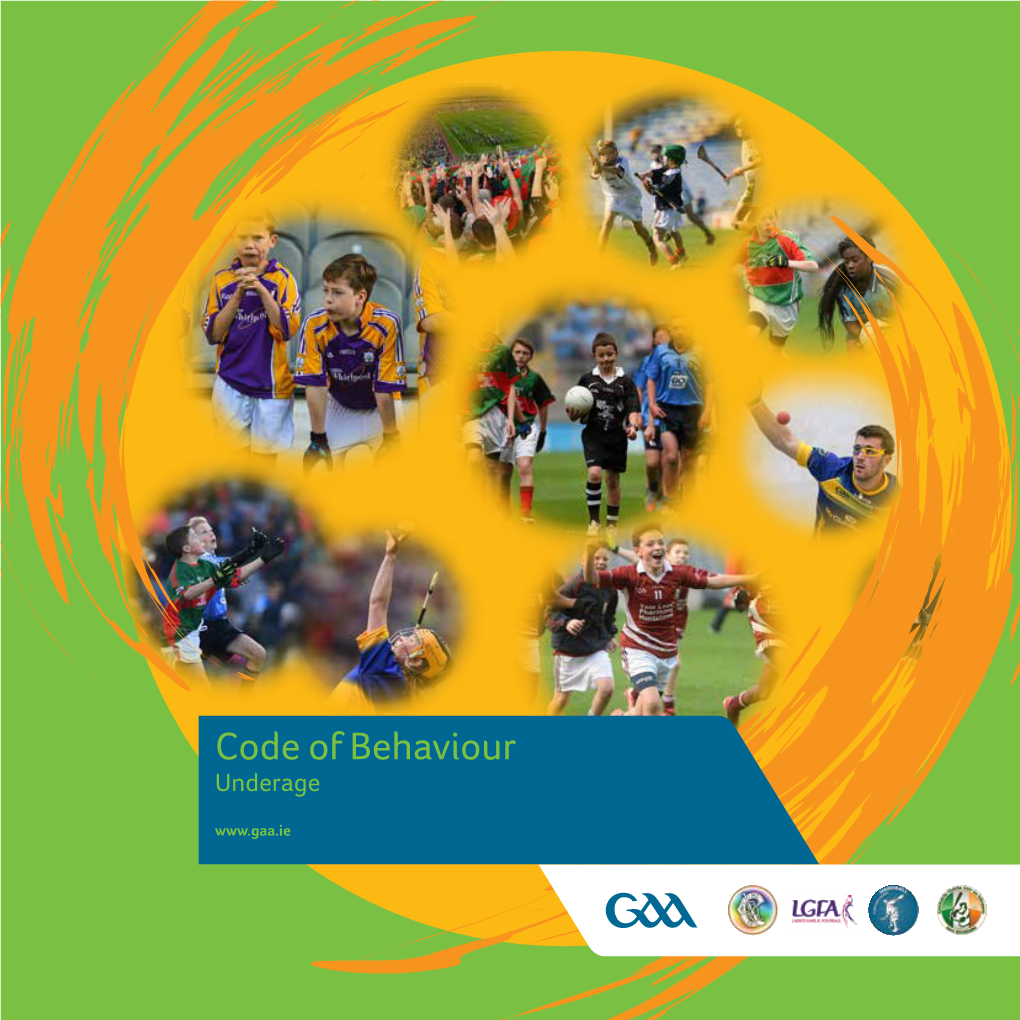 GAA Code of Behaviour for Underage Players