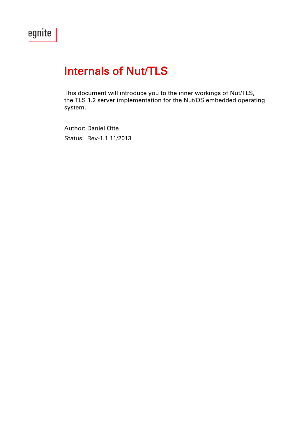 Internals of Nut/TLS