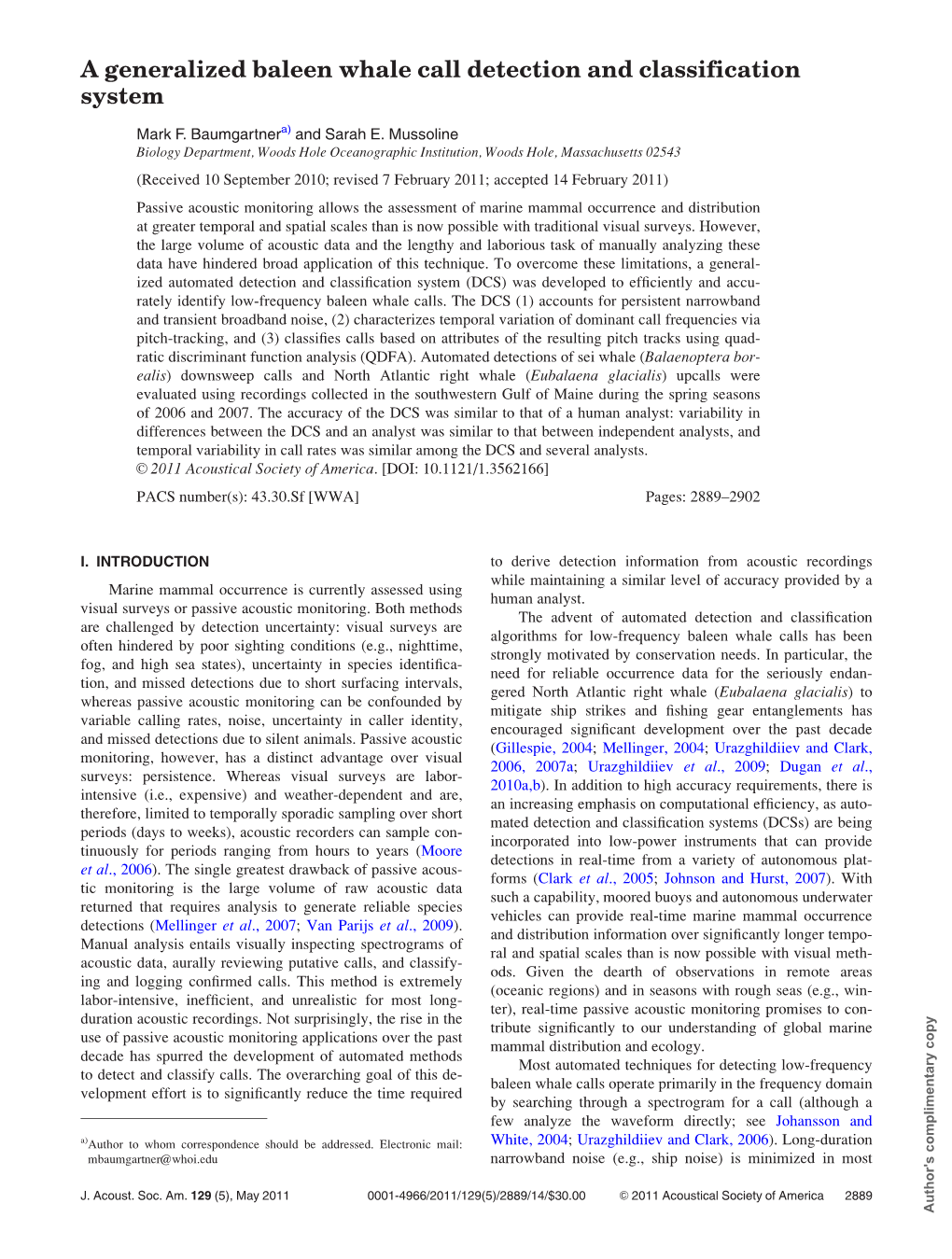 A Generalized Baleen Whale Call Detection and Classification System