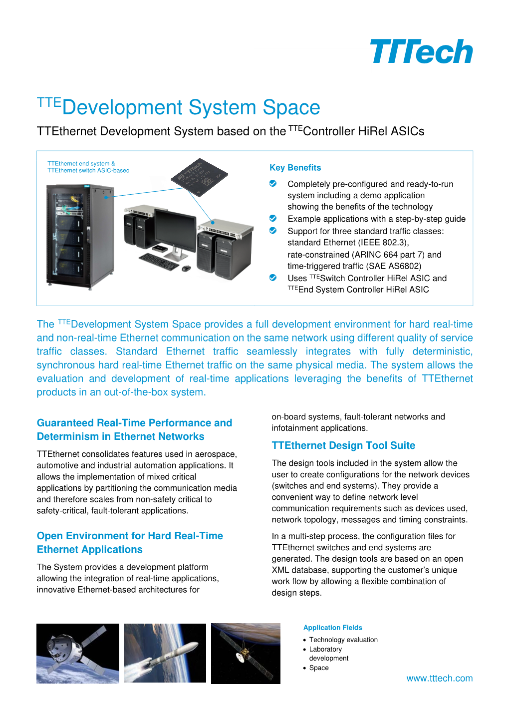 Ttedevelopment System Space Ttethernet Development System Based on the Ttecontroller Hirel Asics