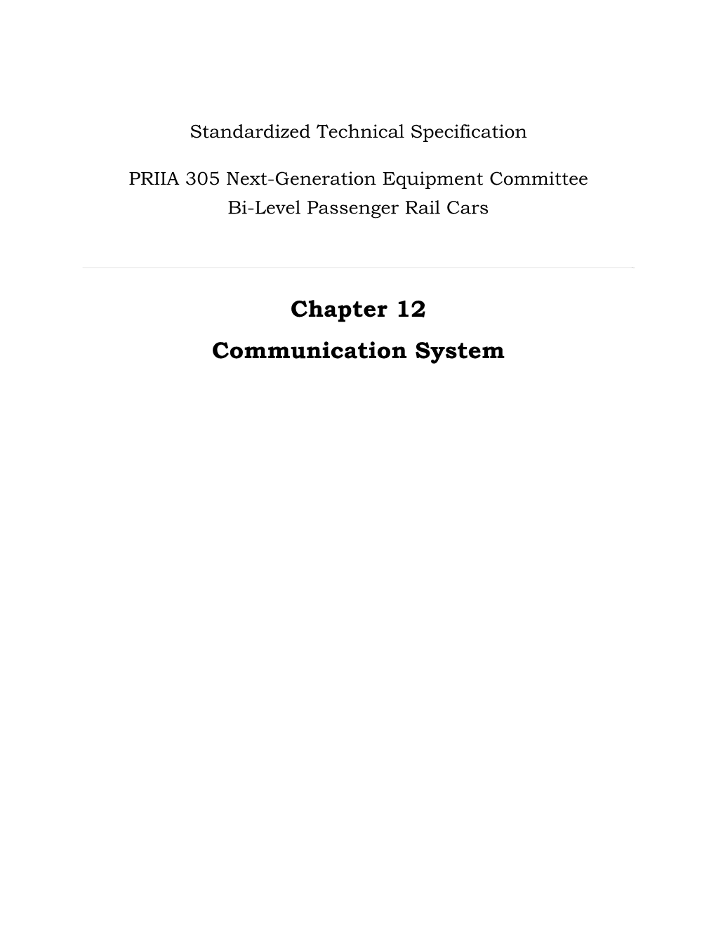 Chapter 12 Communication System