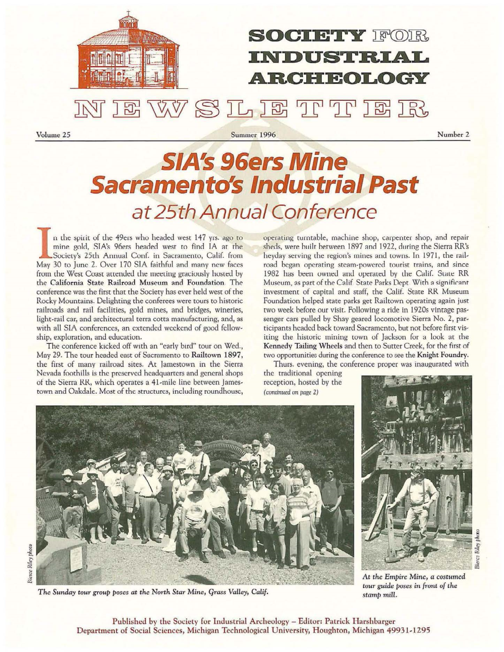 SIA's 96Ers Mine Sacramentds Industrial Past at 25Th Annual Conference