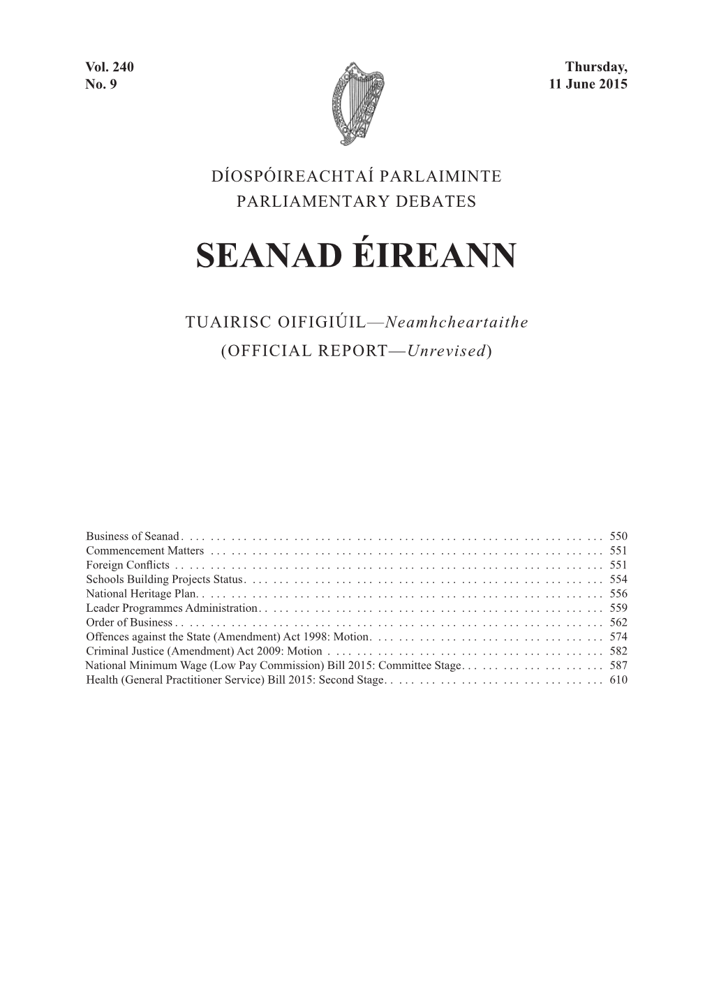 Seanad Éireann