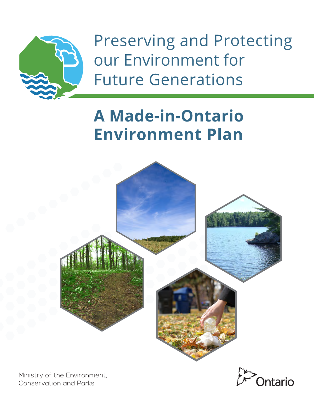 A Made-In-Ontario Environment Plan