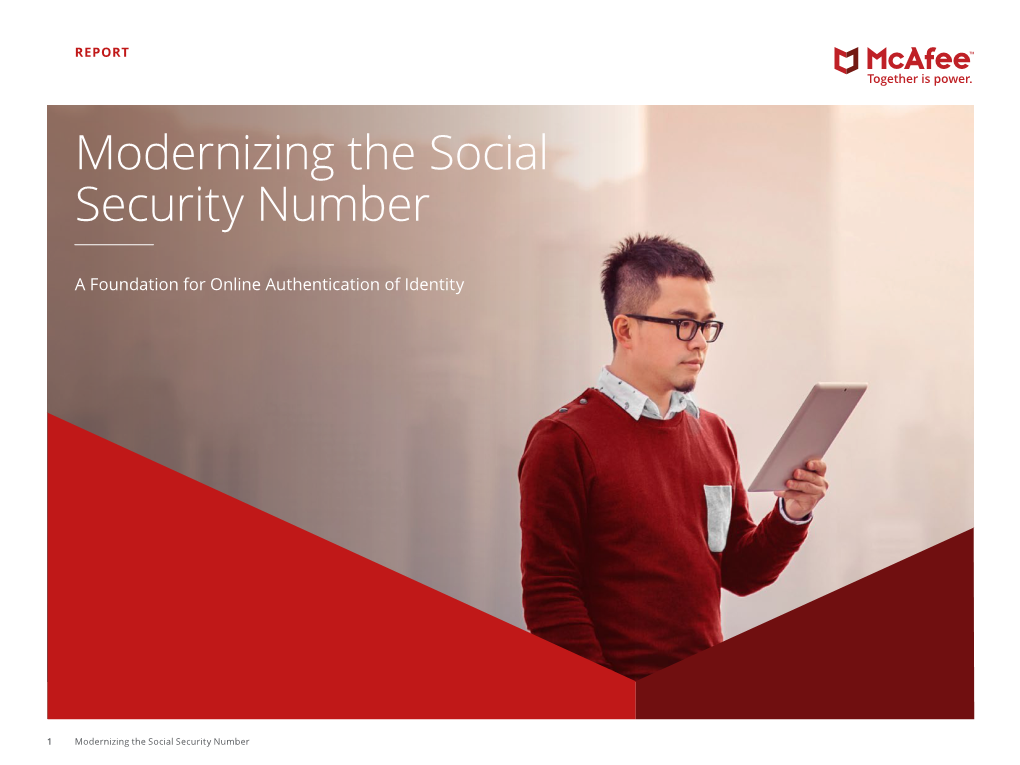 Modernizing the Social Security Number