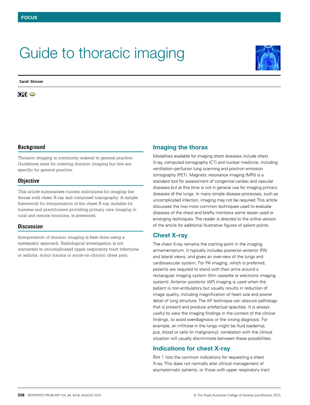 Guide to Thoracic Imaging