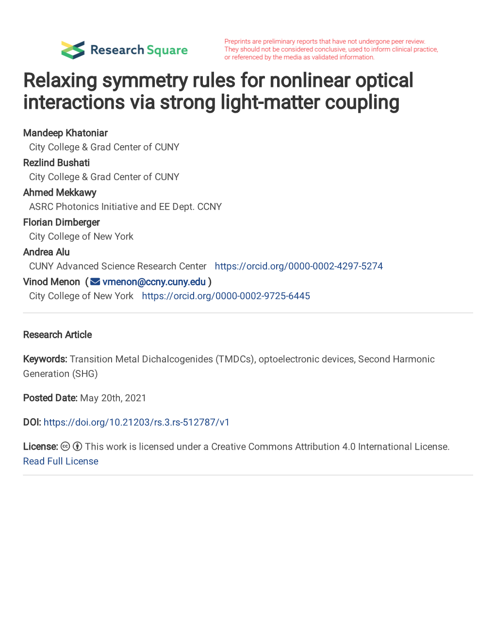 Relaxing Symmetry Rules for Nonlinear Optical Interactions Via Strong Light-Matter Coupling