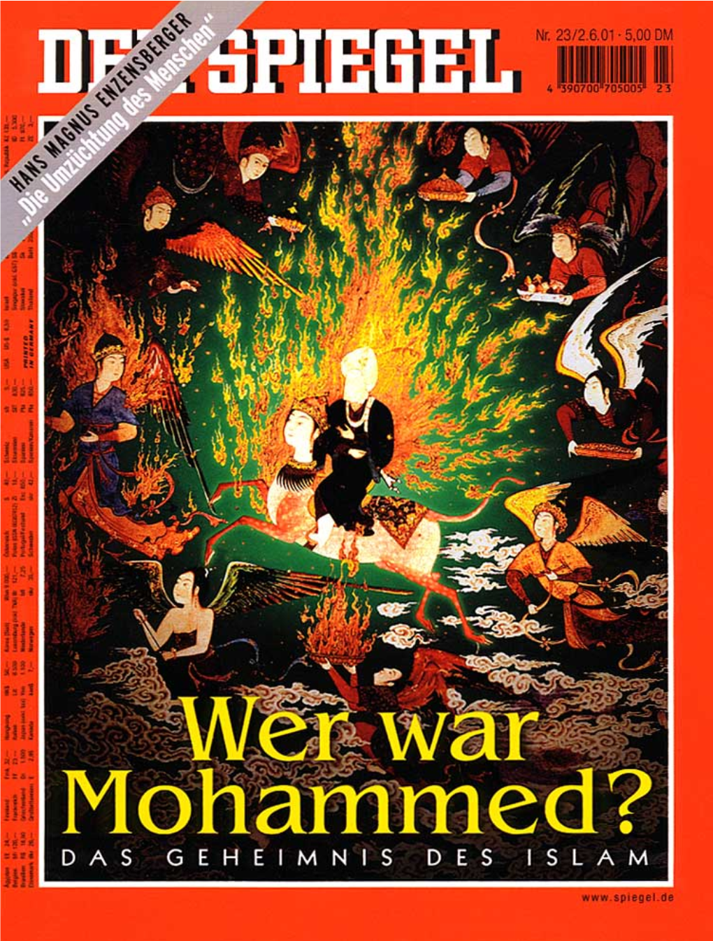 DER SPIEGEL Jahrgang 2001 Heft 23