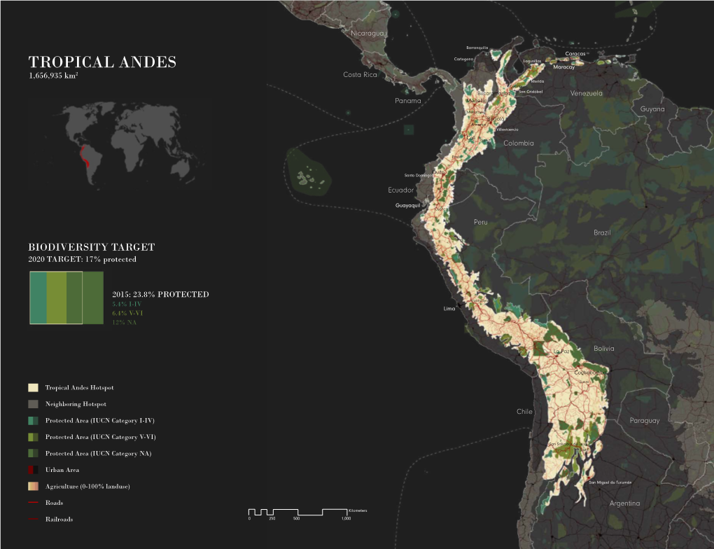 TROPICAL ANDES Maracay 1,656,935 Km2 Costa Rica Merida Cúcuta Bucaramanga San Cristóbal Venezuela Panama Medellín