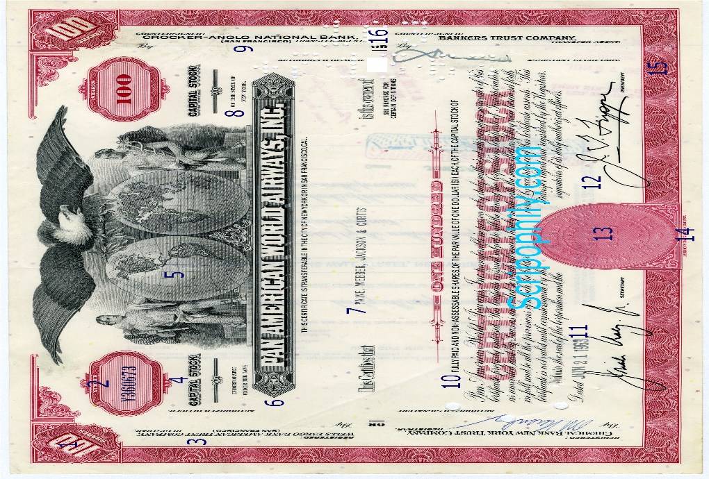 Stock Certificate Reference Guide