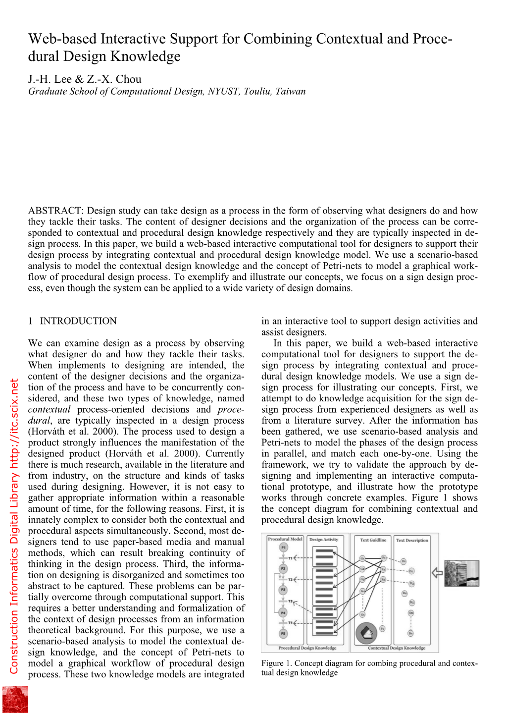 Web-Based Interactive Support for Combining Contextual and Proce- Dural Design Knowledge J.-H