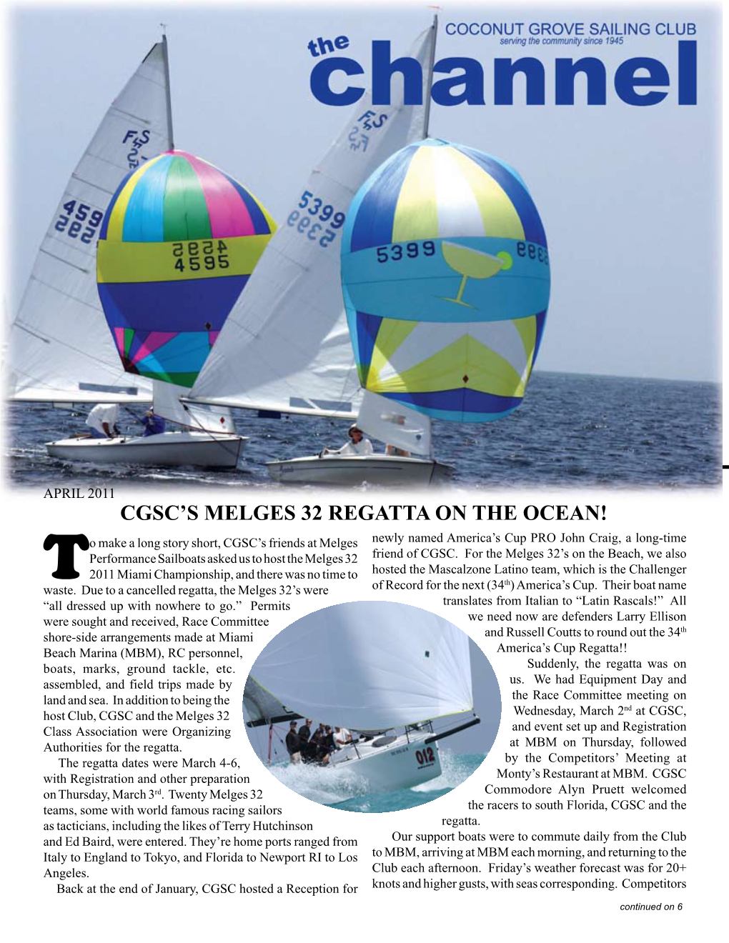 Cgsc's Melges 32 Regatta on the Ocean!