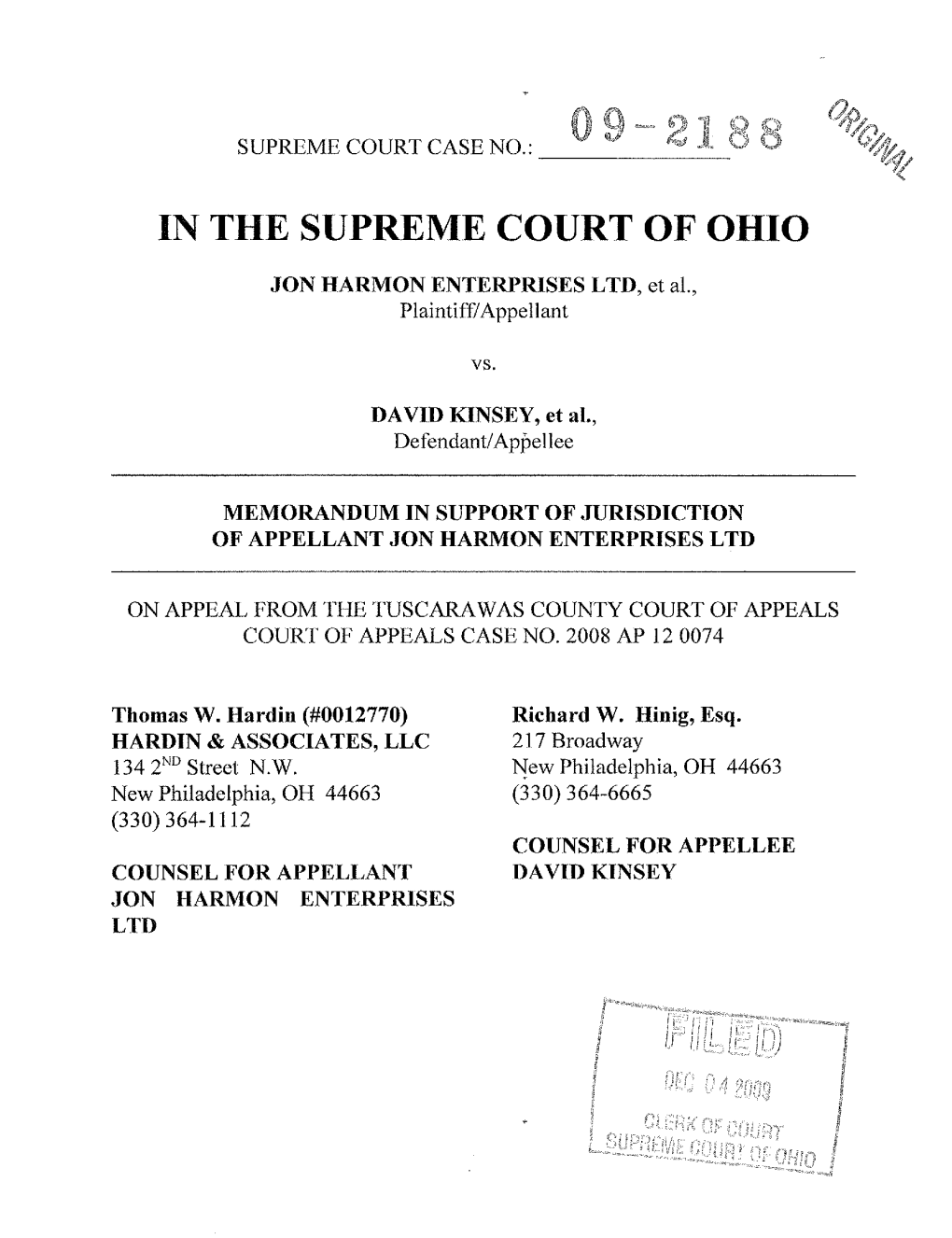 In the Supreme Court of Ohio