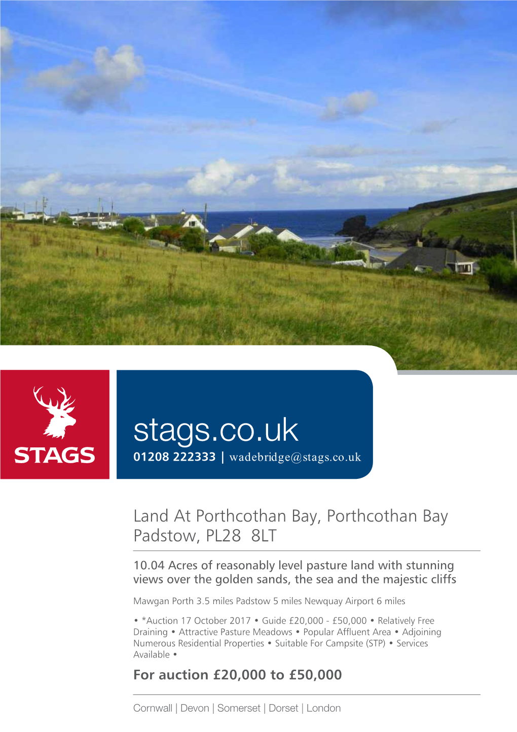 Stags.Co.Uk 01208 222333 | Wadebridge@Stags.Co.Uk