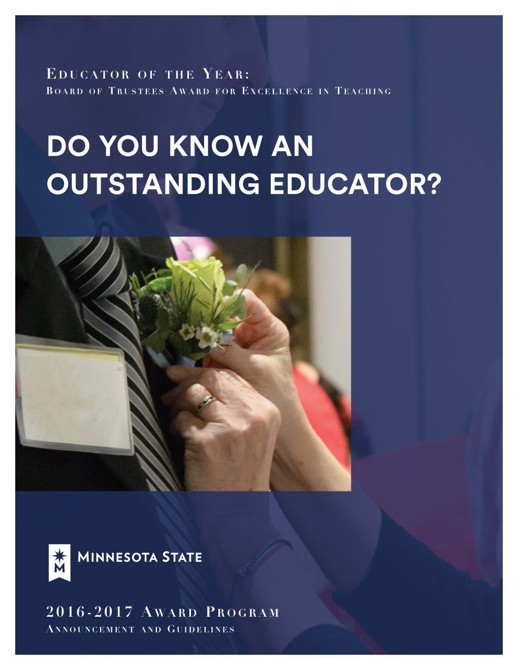 Do You Know an Outstanding Educator?
