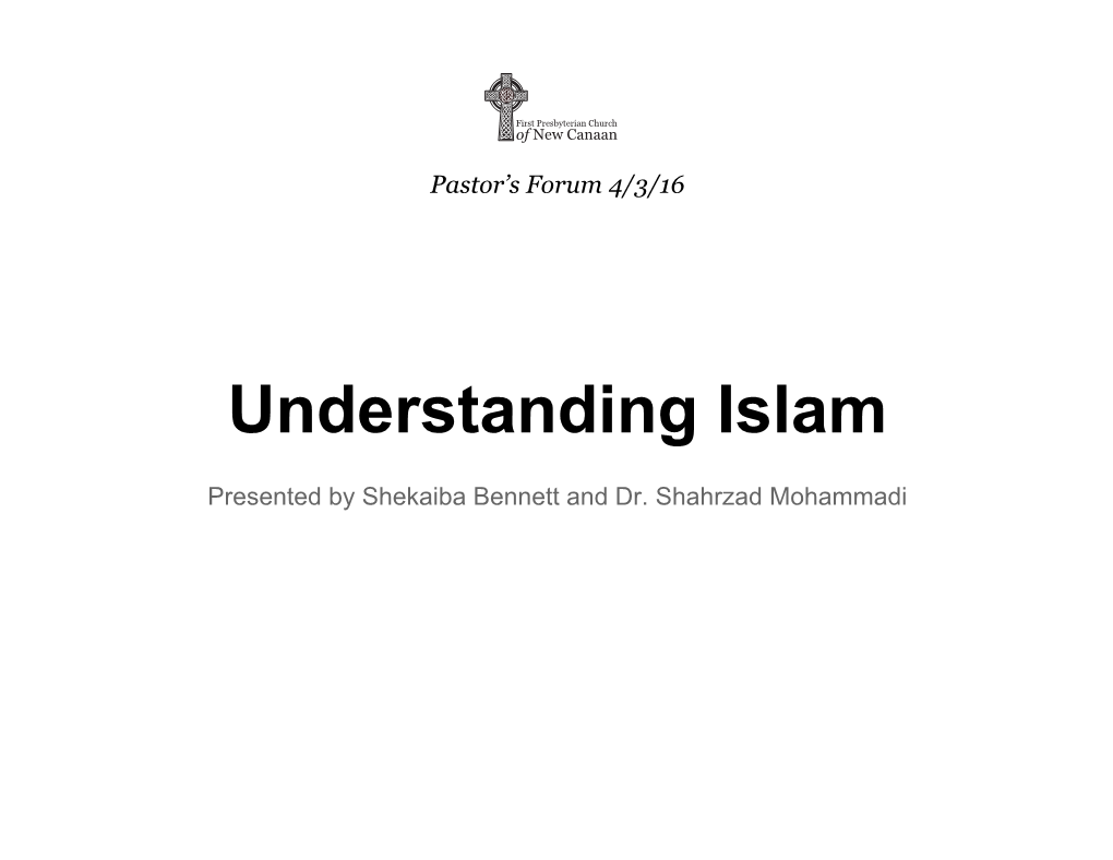 Understanding Islam