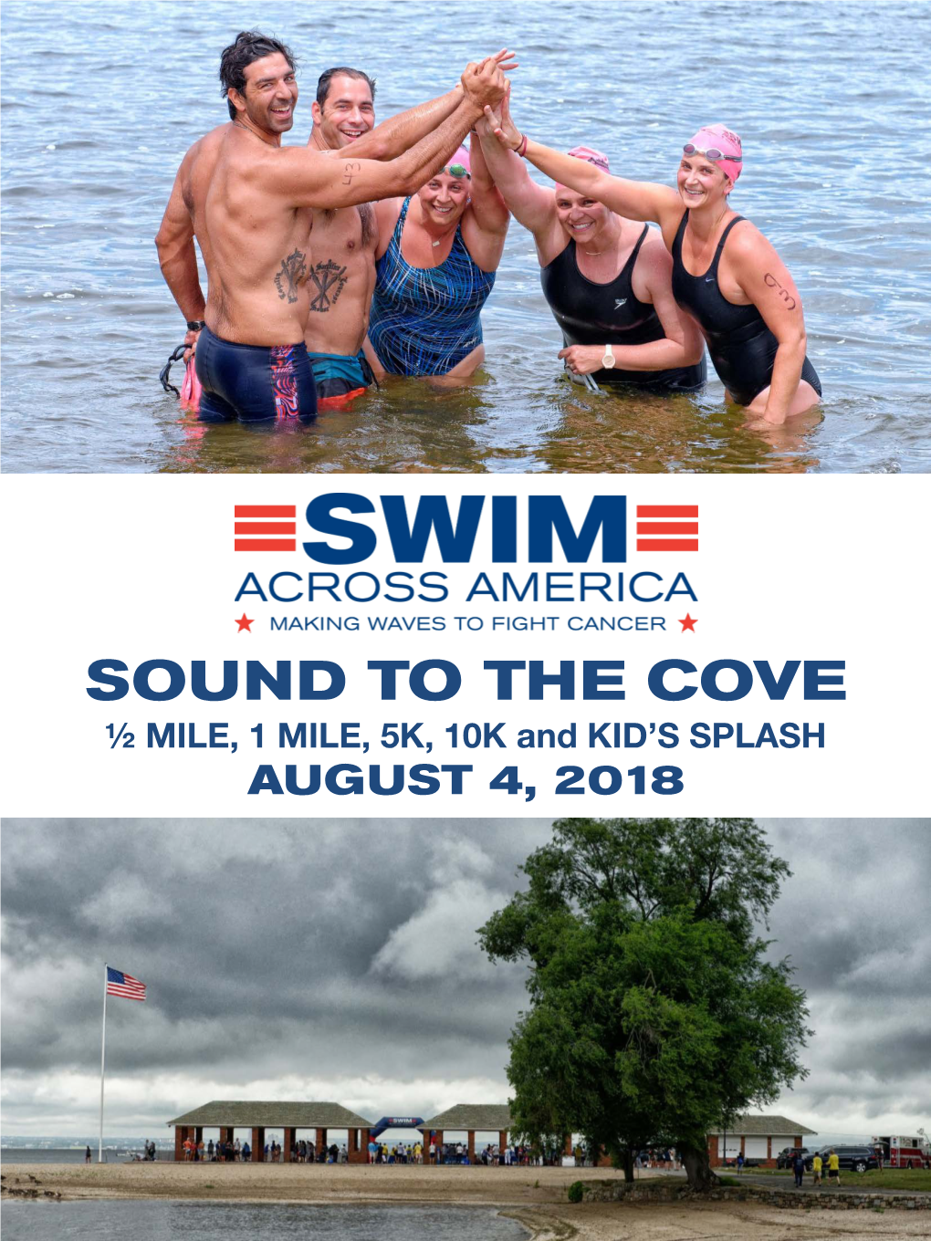 SOUND to the COVE ½ MILE, 1 MILE, 5K, 10K and KID’S SPLASH AUGUST 4, 2018