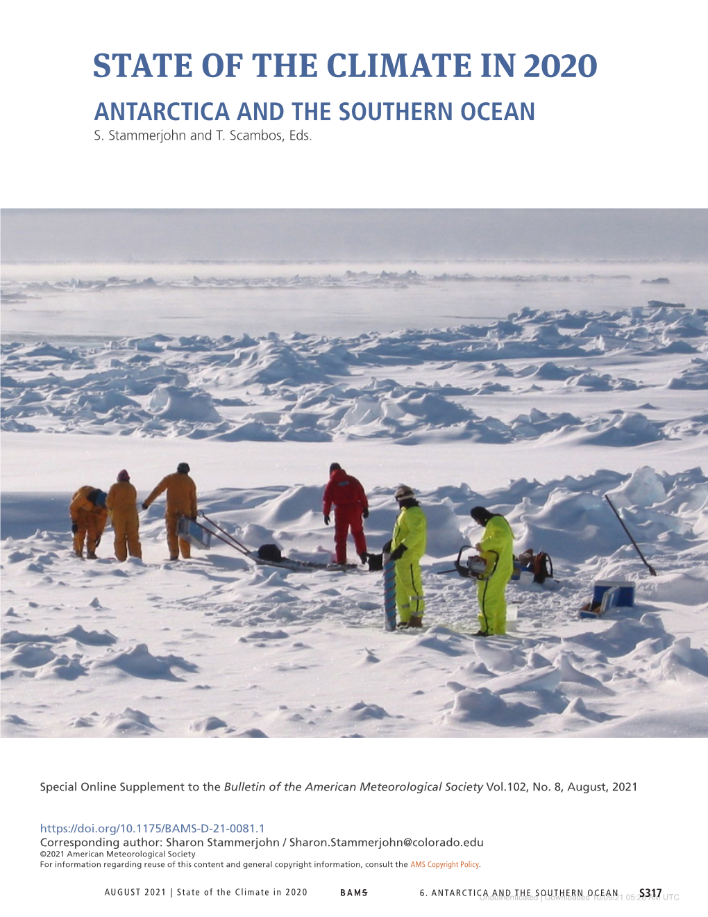 BAMS 2020 Chapter 6 Antarctica