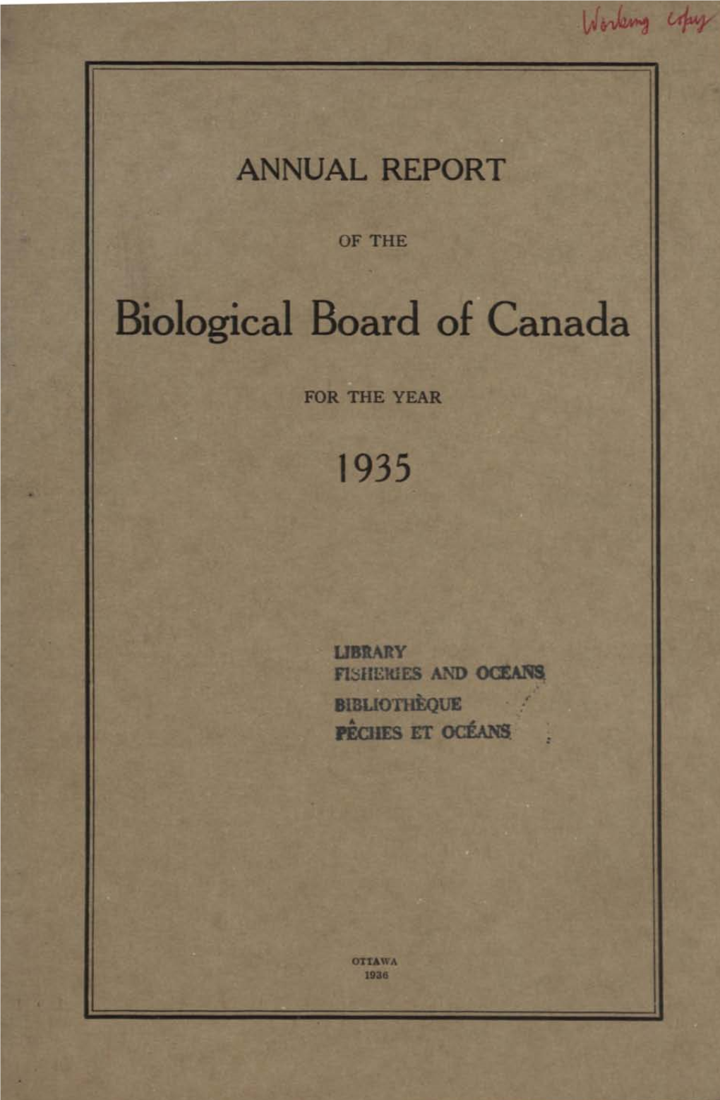 Annual Report 1935