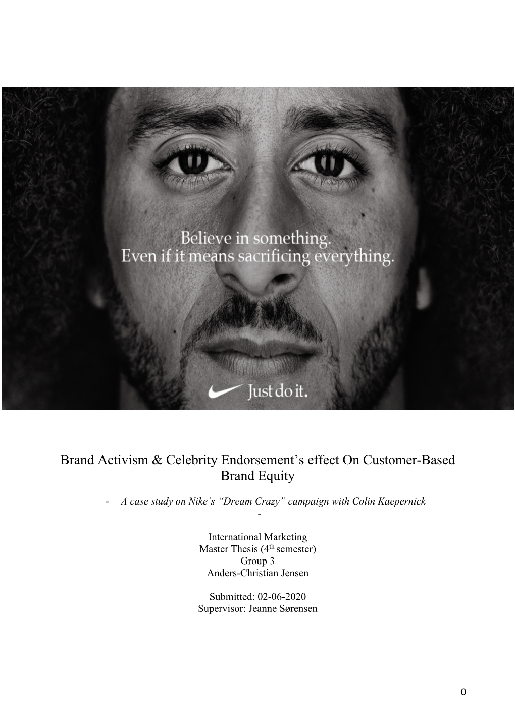 Brand Activism & Celebrity Endorsement's Effect on Customer-Based Brand Equity