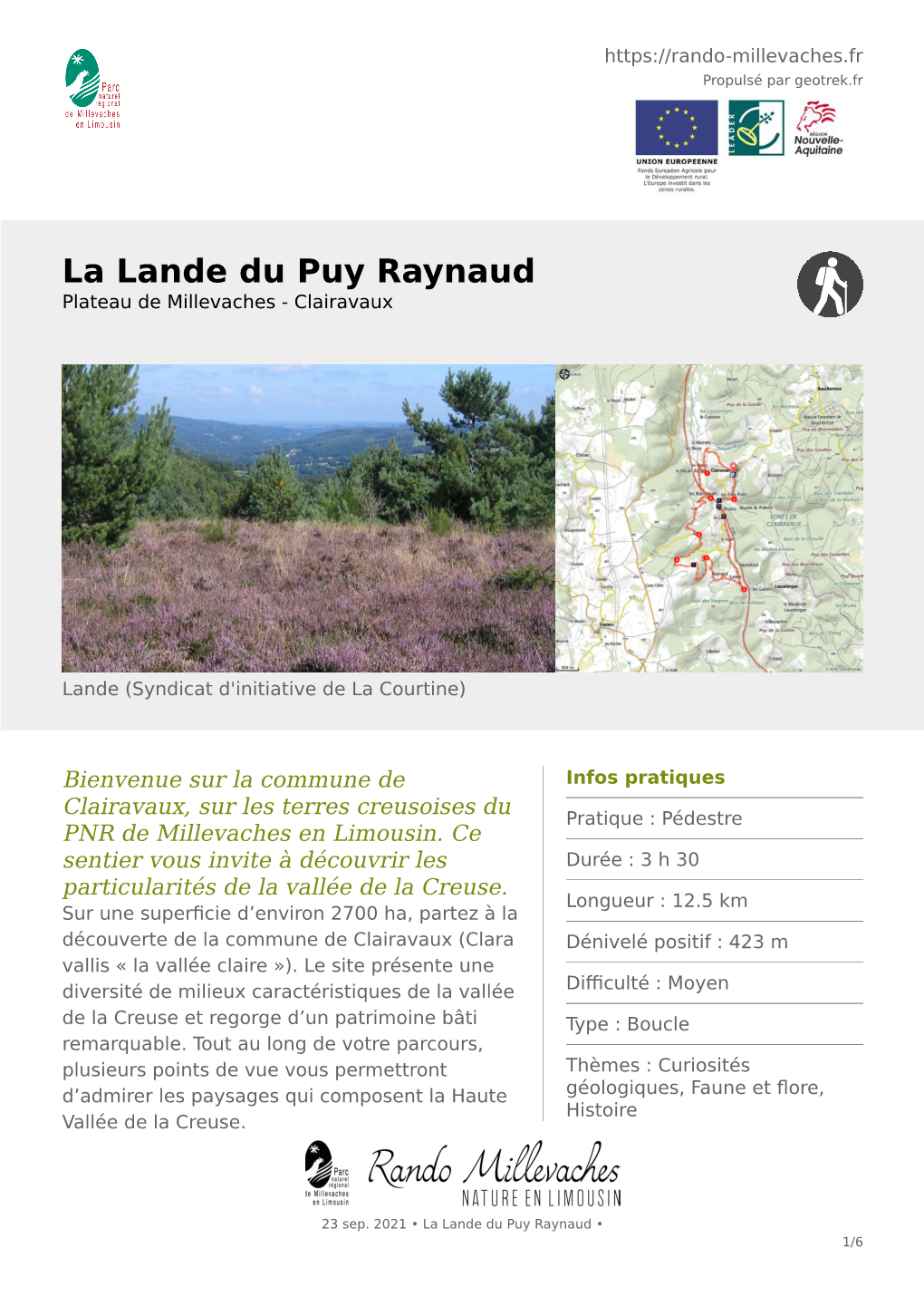 La Lande Du Puy Raynaud Plateau De Millevaches - Clairavaux