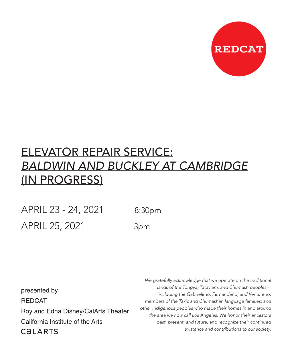 Baldwin and Buckley at Cambridge (In Progress)