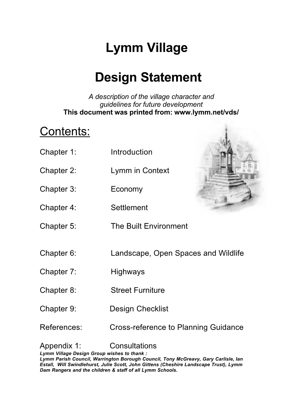 Lymm Village Design Statement