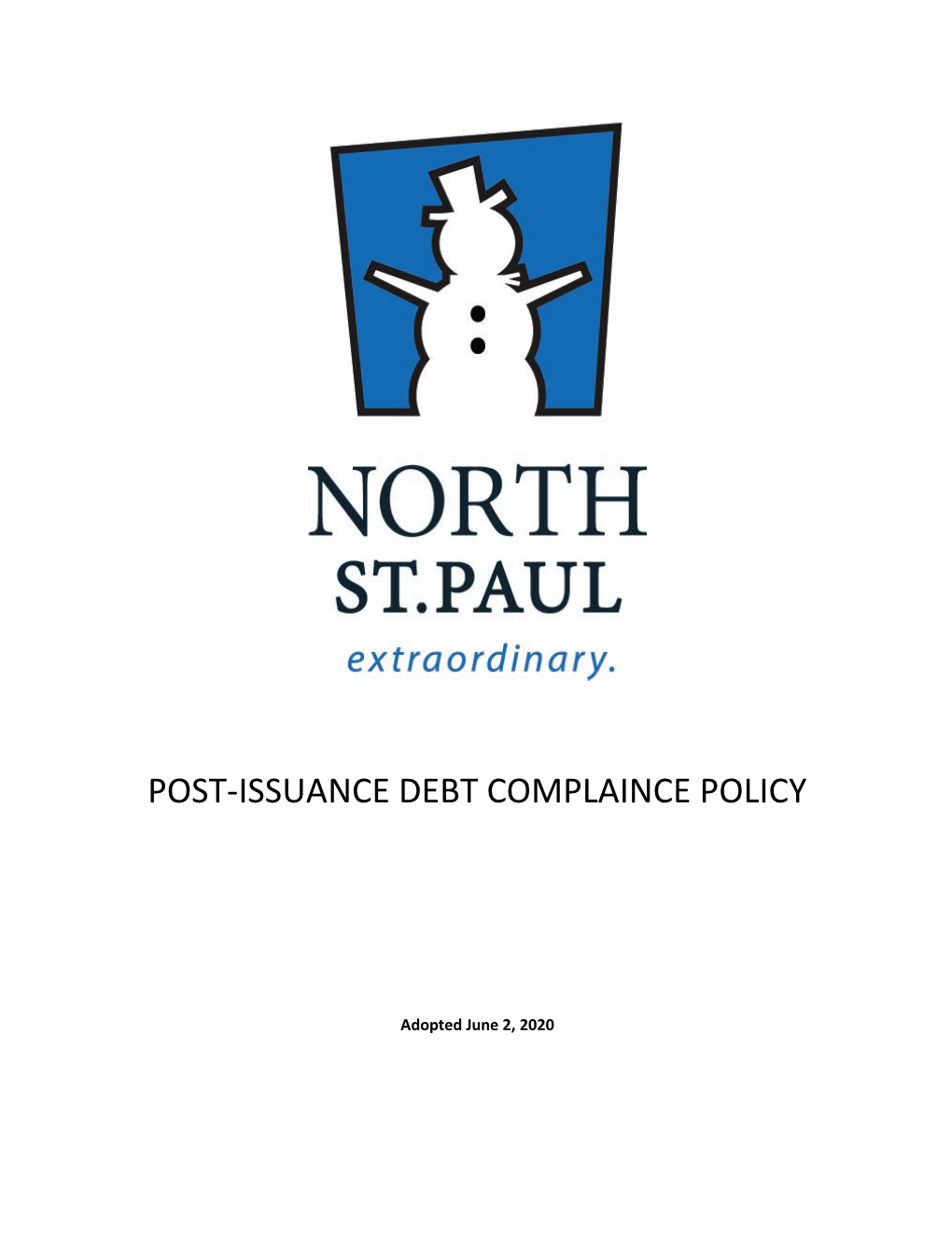 Post-Issuance Debt Compliance Policy