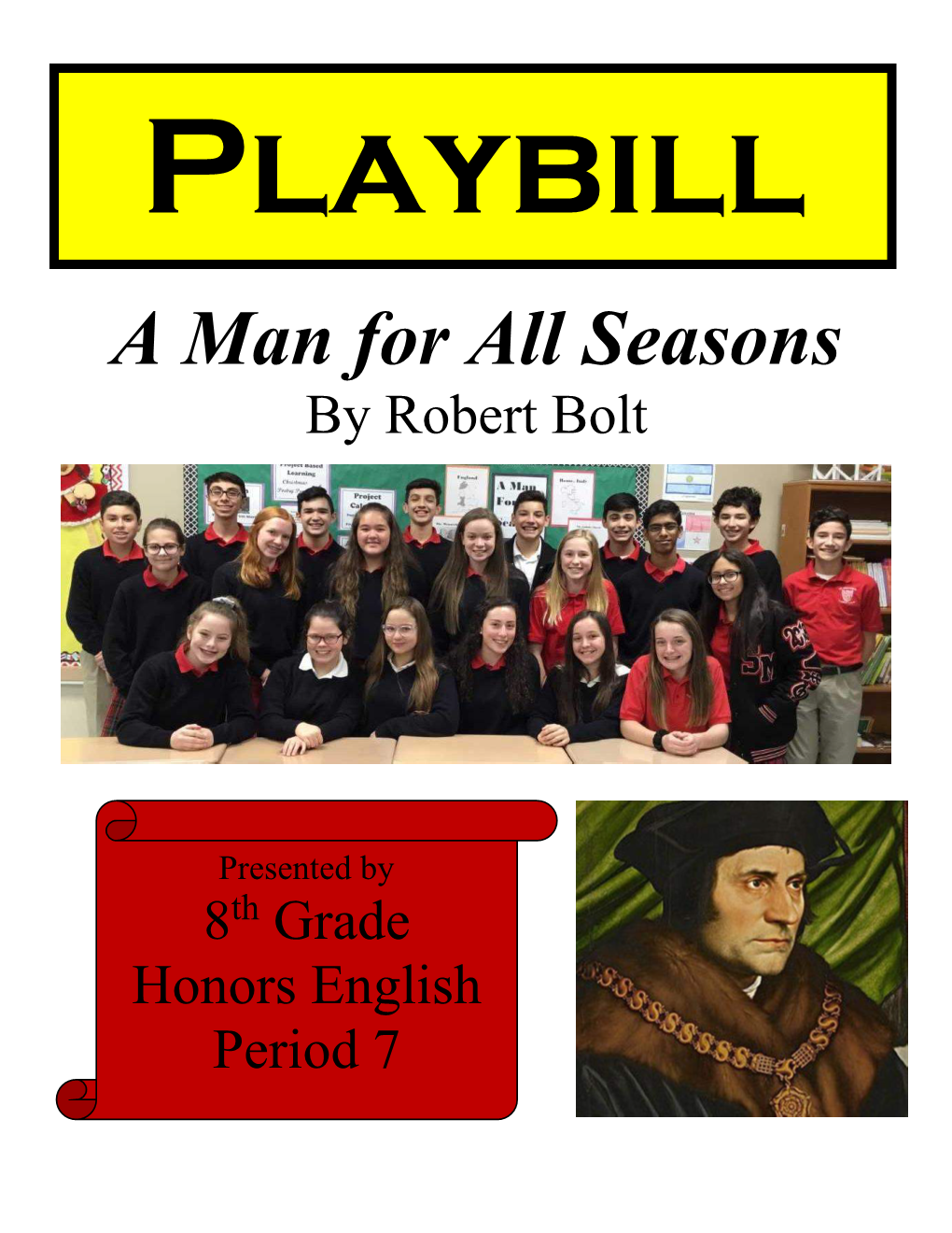 A Man for All Seasons by Robert Bolt