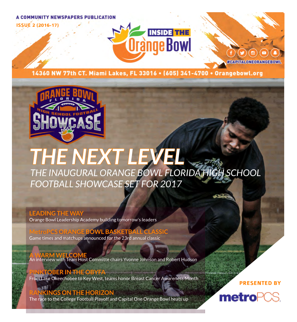 Metropcs ORANGE BOWL BASKETBALL CLASSIC Game Times and Matchups Announced for the 23Rd Annual Classic