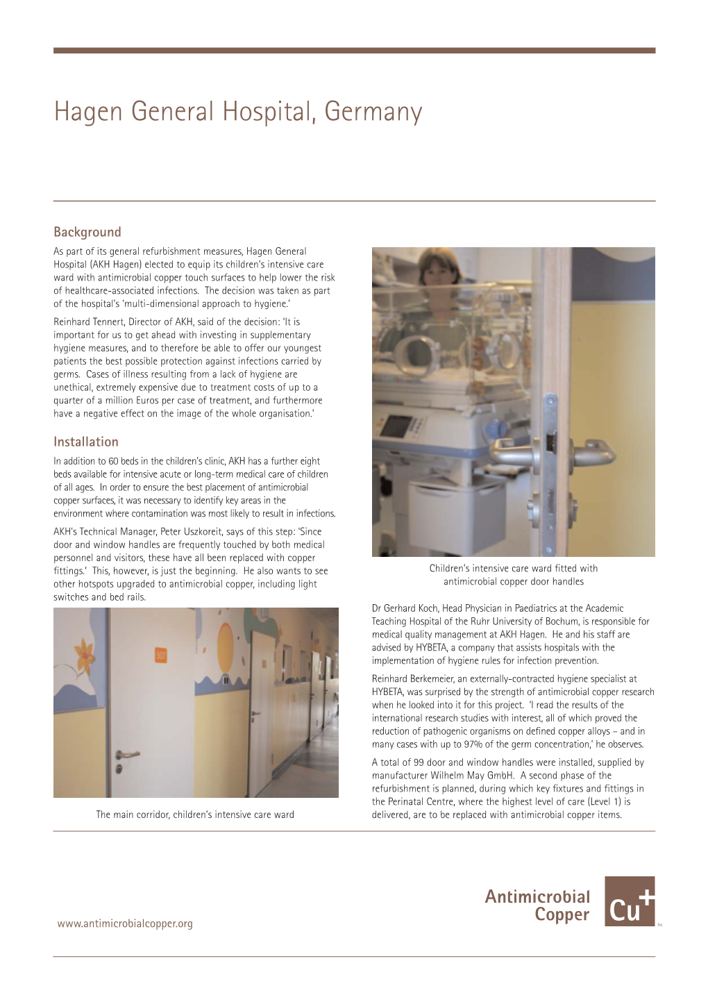 Case Study: Hagen General Hospital, Germany