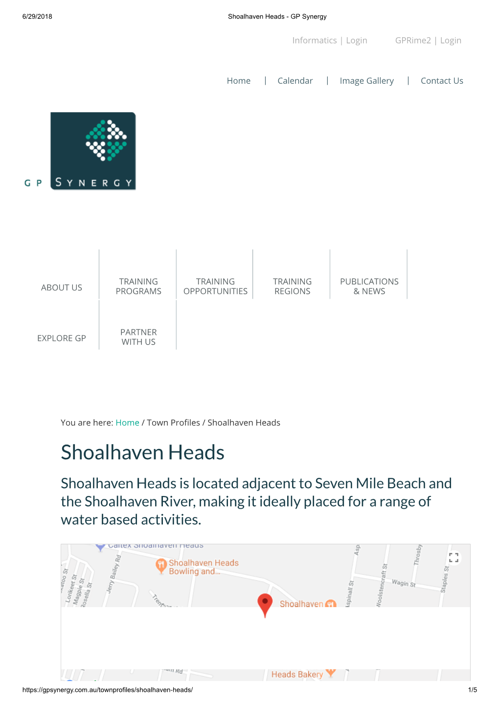 Shoalhaven Heads - GP Synergy