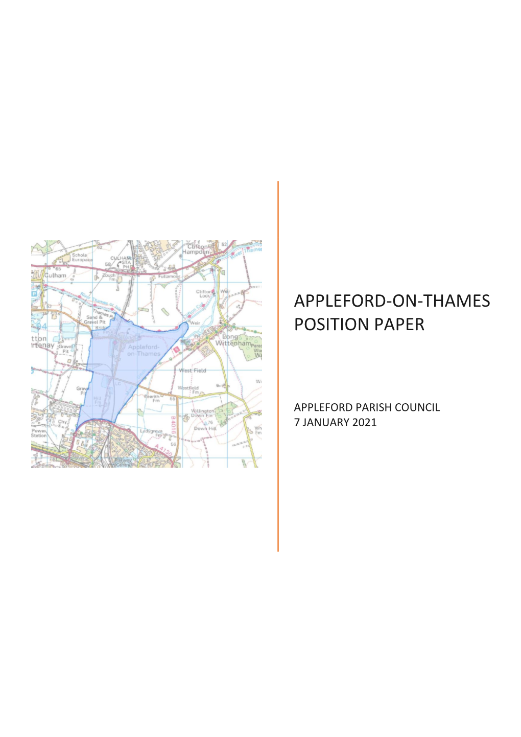 Appleford-On-Thames Position Paper