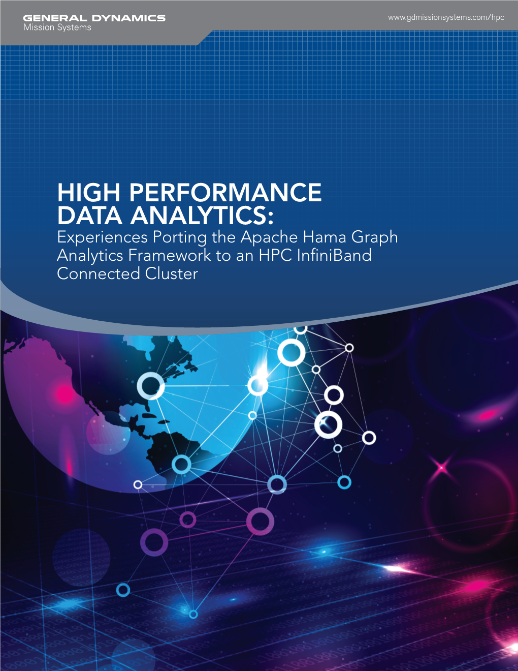 HIGH PERFORMANCE DATA ANALYTICS:  Experiences Porting the Apache Hama Graph Analytics Framework to an HPC Infiniband Connected Cluster 1