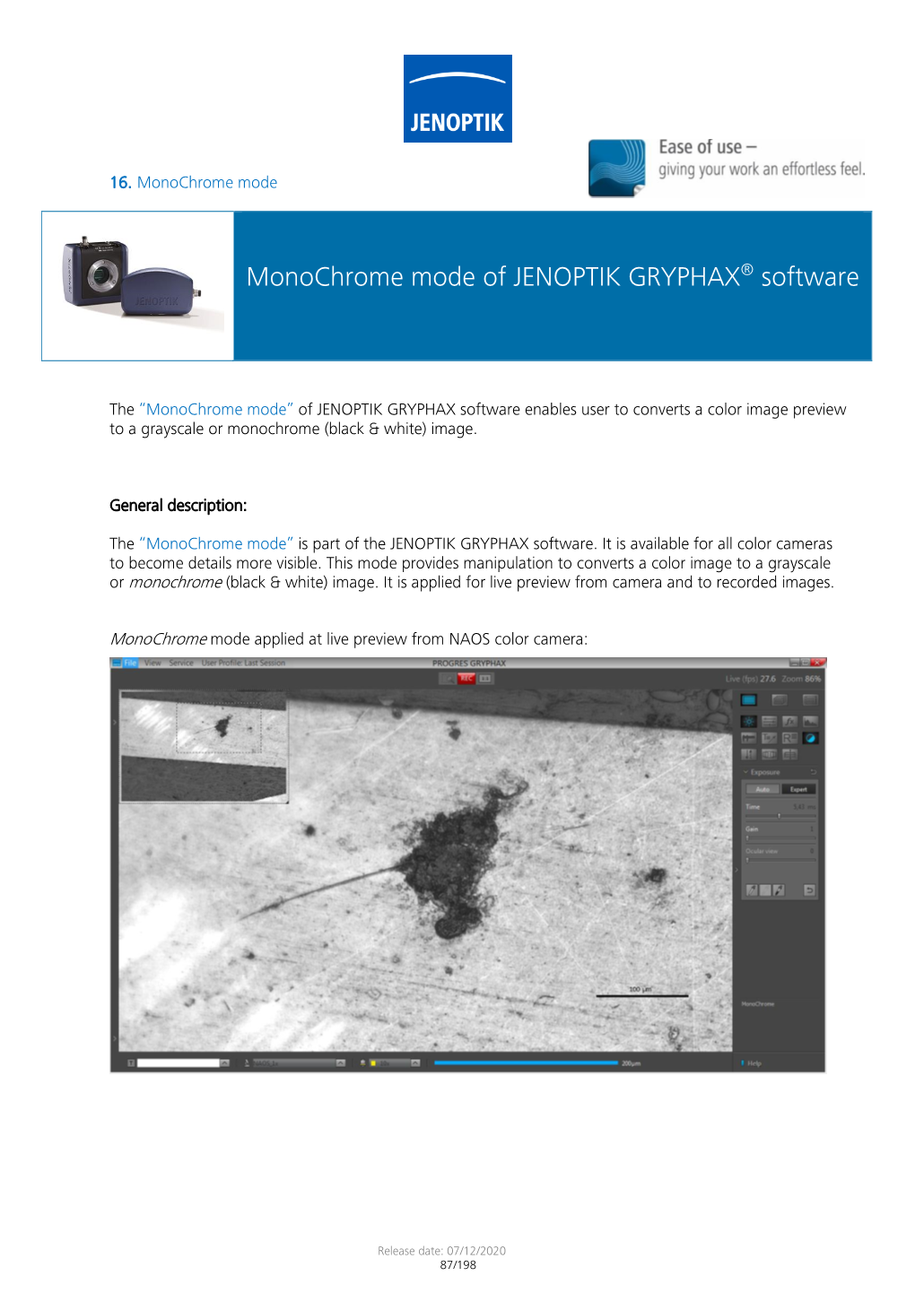 Jenoptik Gryphax Software Manual V1.6