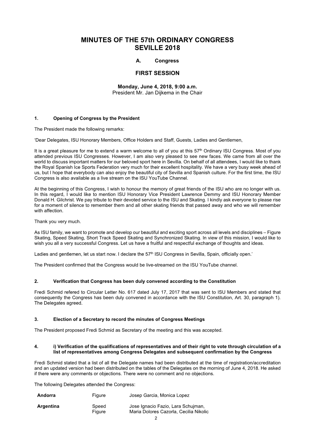 Proposals of the S&PTC for Changes in the ISU Constitution