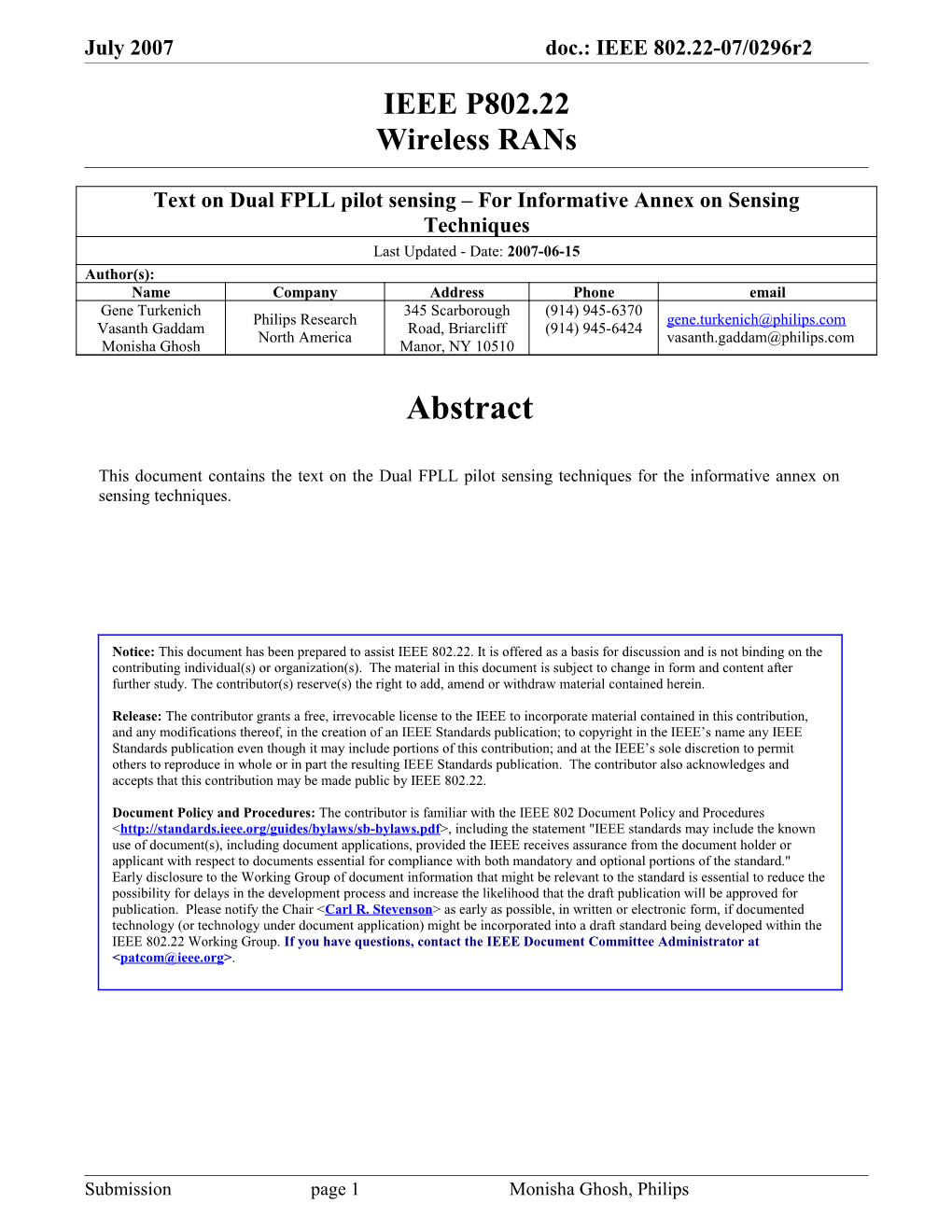 1. Dual FPLL Pilot Sensing Algorithm