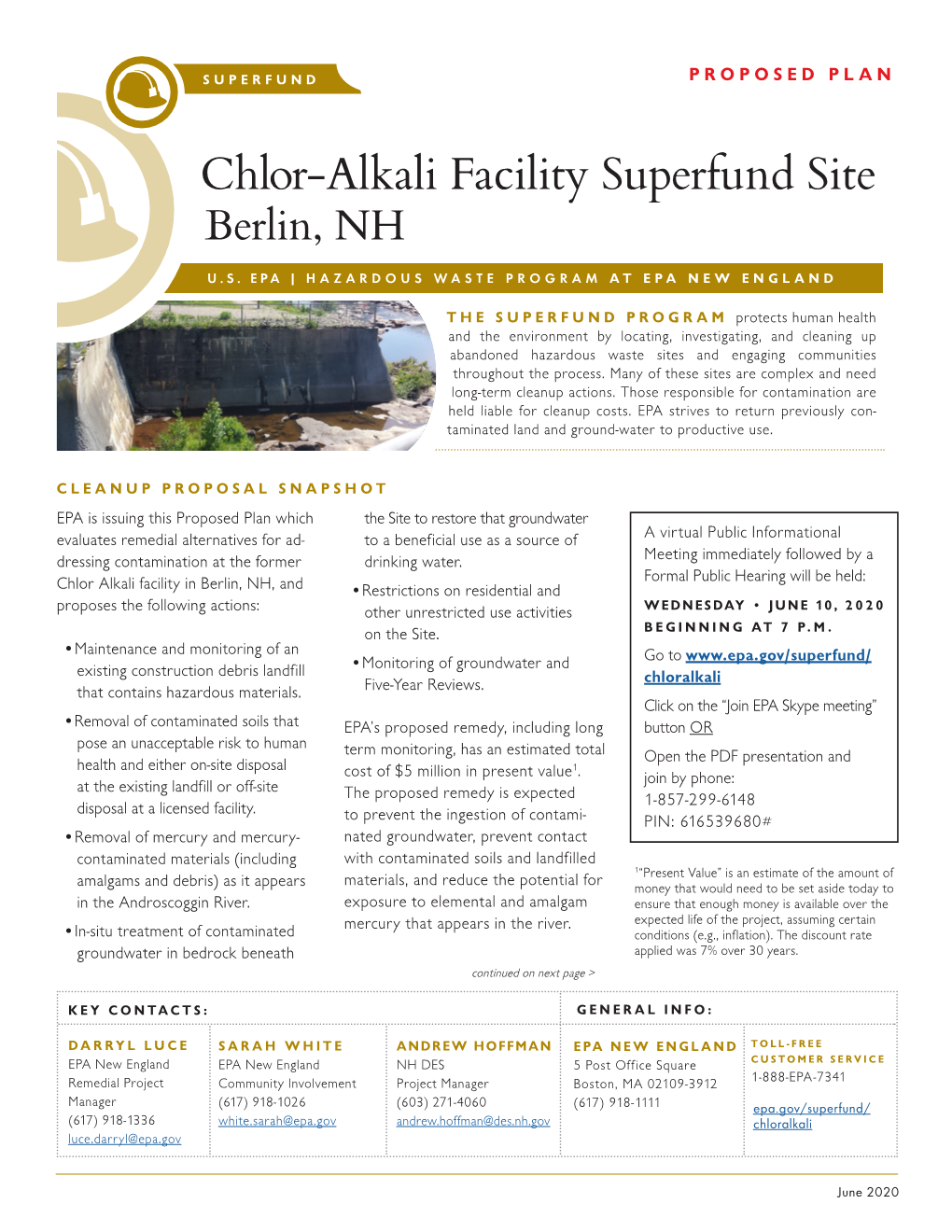 Chlor-Alkali Superfund Site EPA Pro Plan