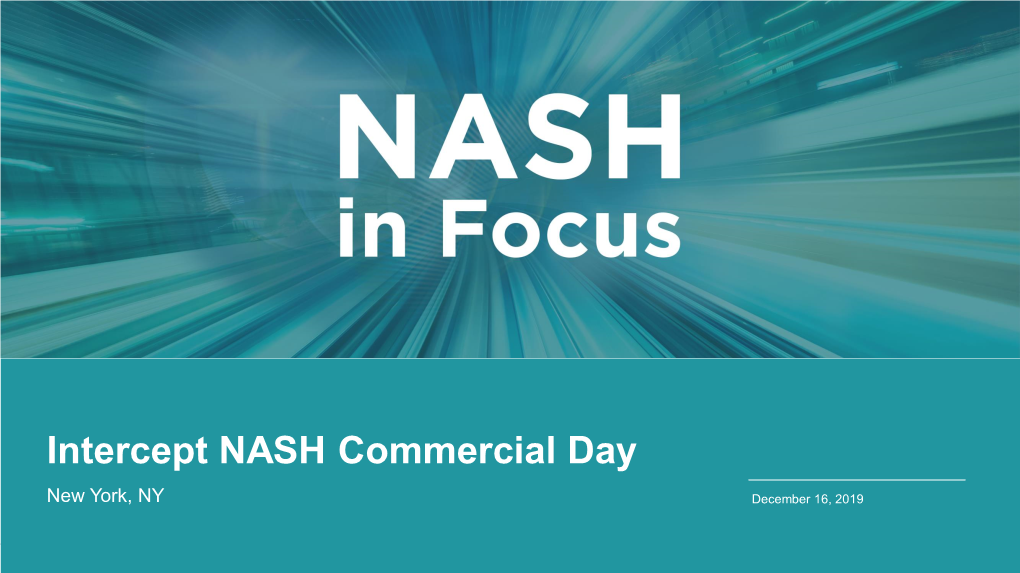 Intercept NASH Commercial Day December 2019