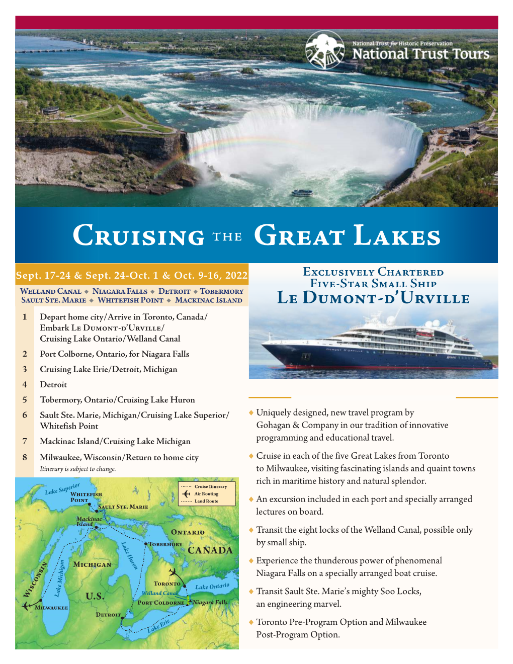 Cruising the Great Lakes