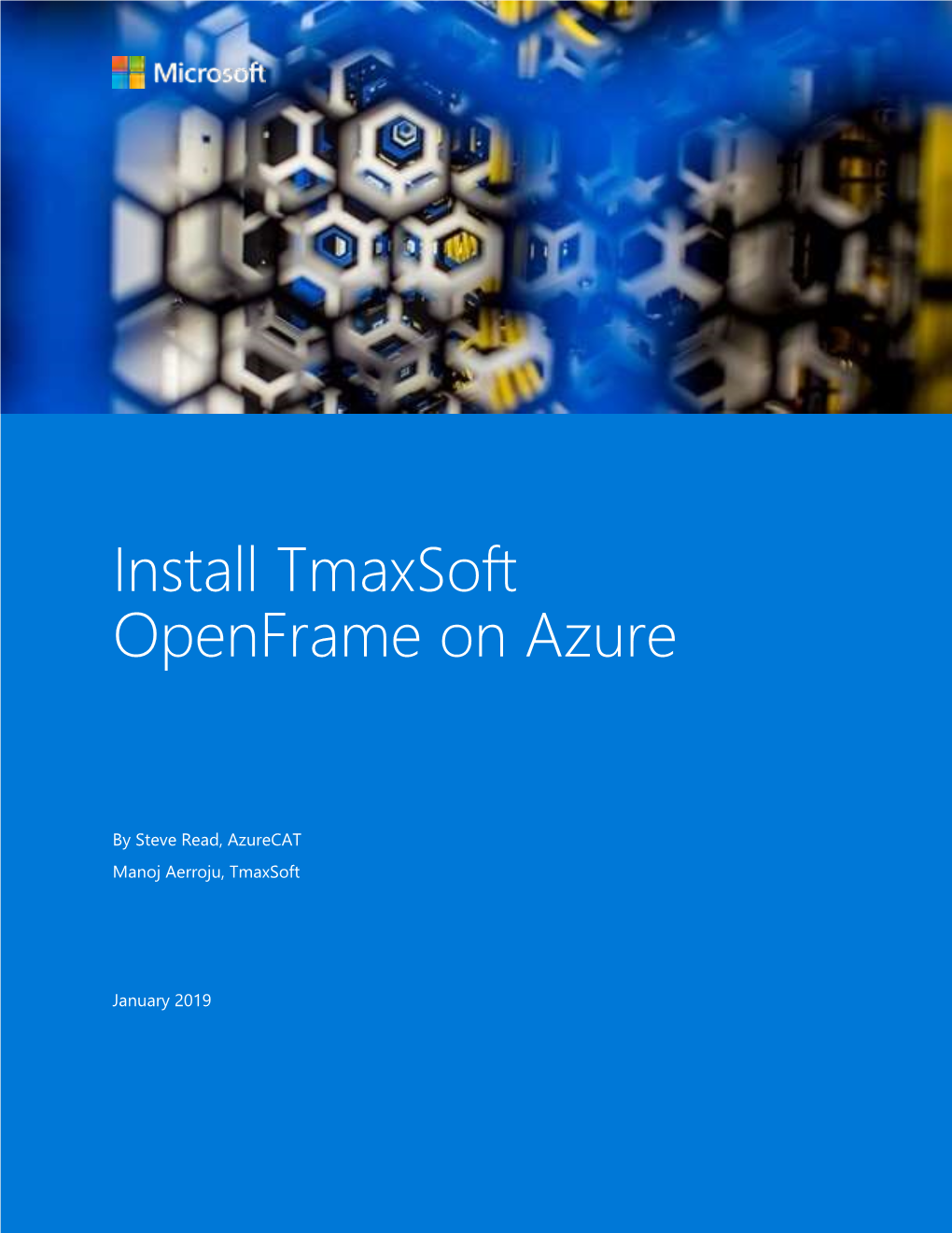 Install Tmaxsoft Openframe on Azure