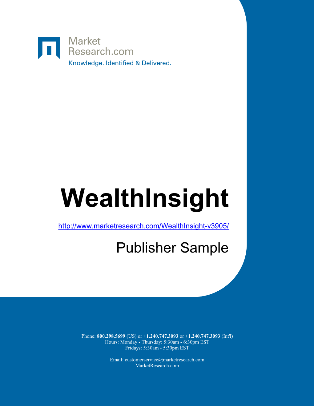 Wealthinsight Publisher Sample