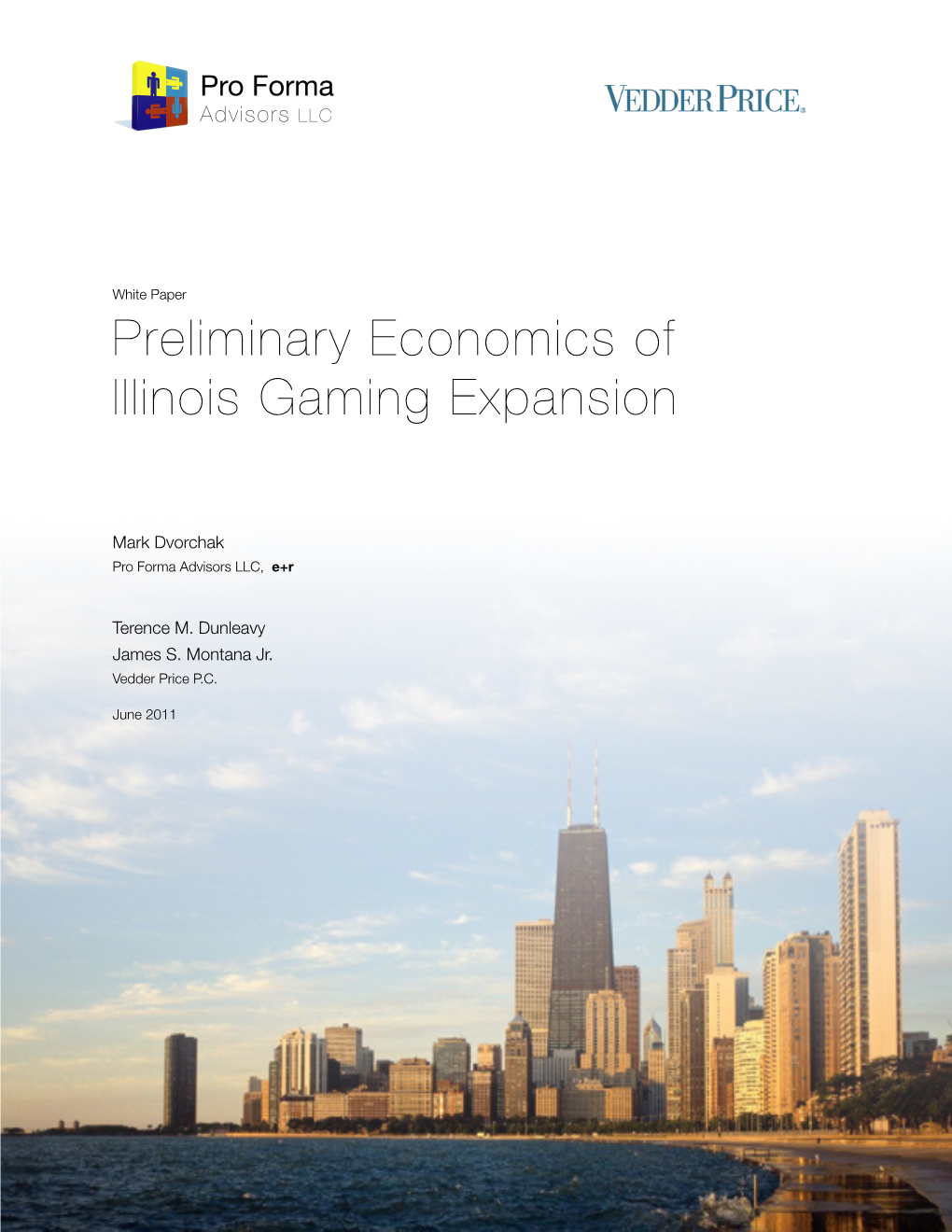 Preliminary Economics of Illinois Gaming Expansion